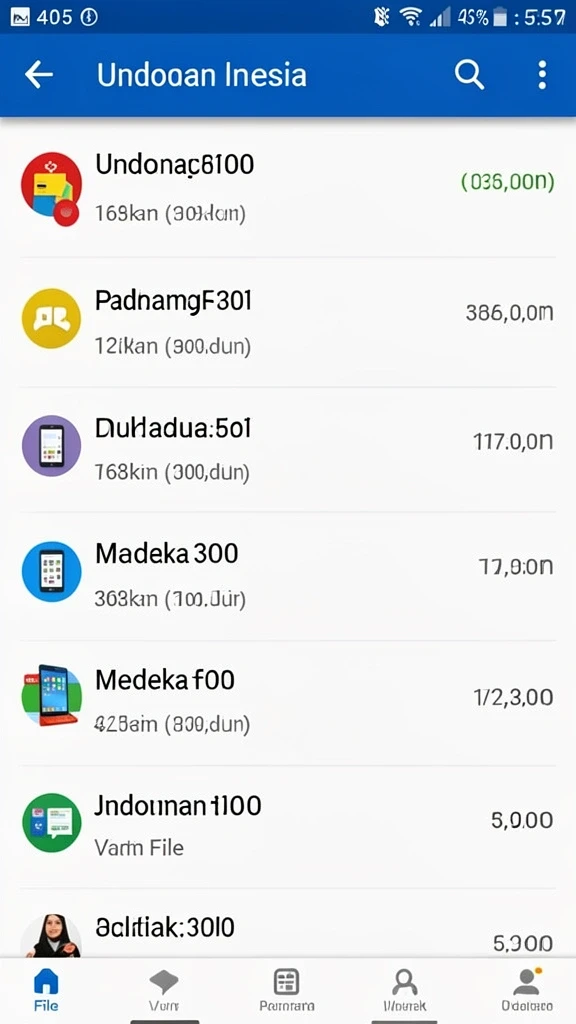 Tampilan antarmuka yang intuitif dan menarik.