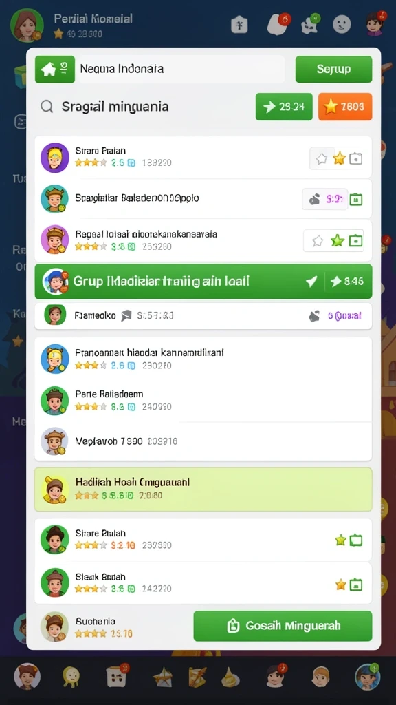 Beragam pilihan permainan tersedia untuk semua jenis pemain.