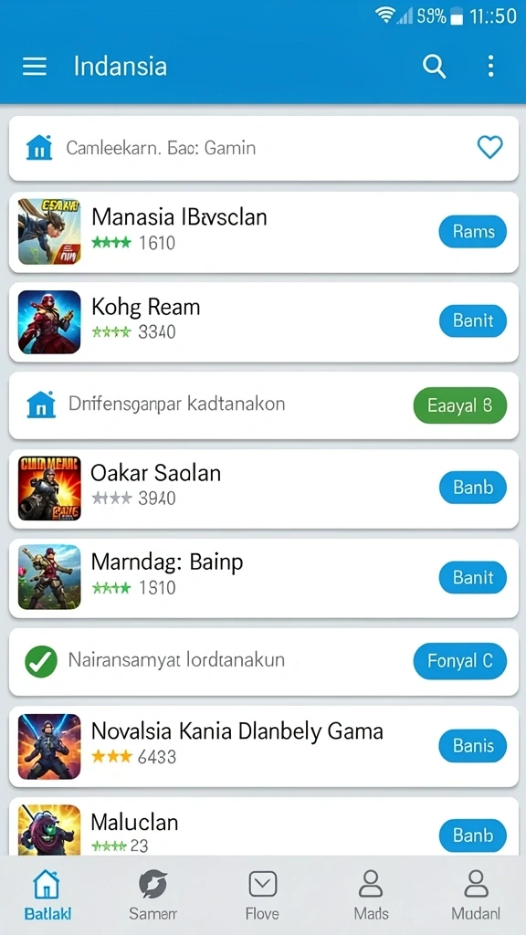 Tampilan antarmuka yang menarik dan user-friendly.