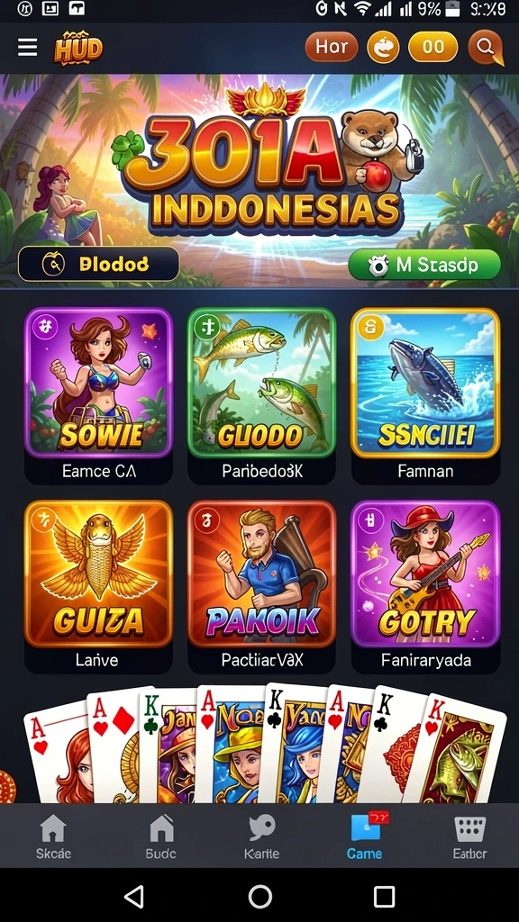 Karakter unik yang memperkaya pengalaman bermain.