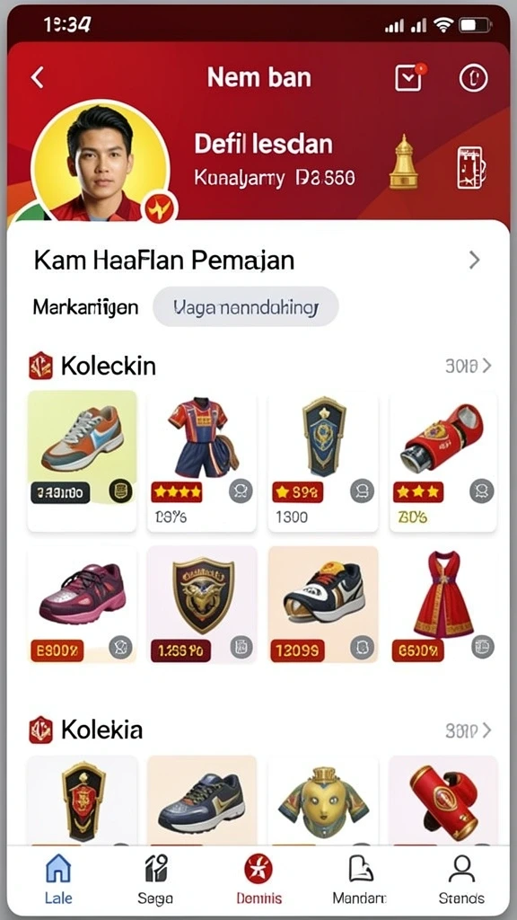 Level menantang yang meningkatkan keterampilan pemain.