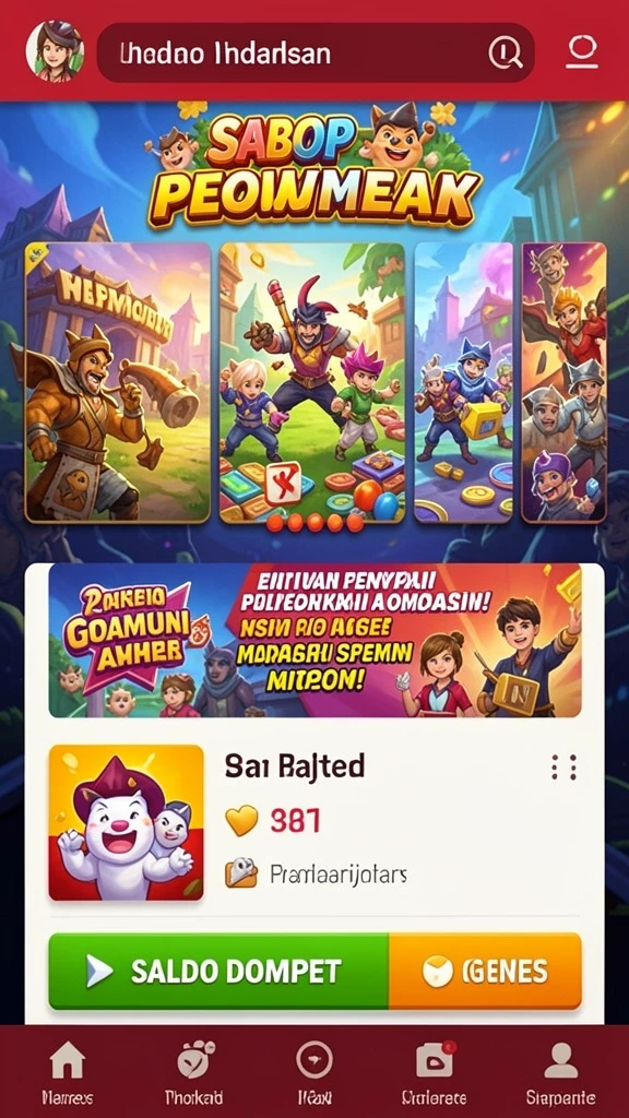 Tampilan antarmuka yang menarik dan mudah digunakan.
