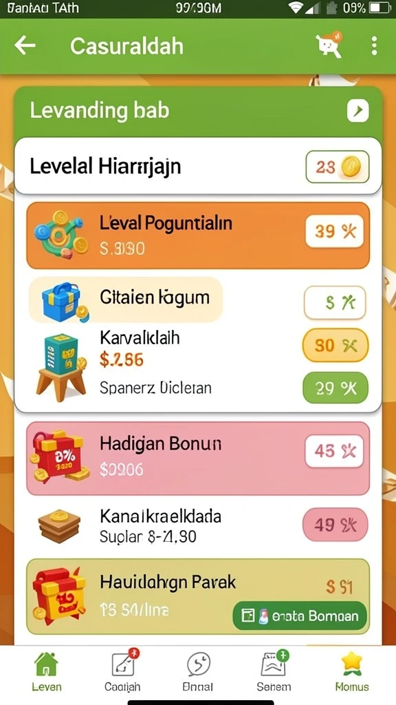 Tampilan antarmuka yang menarik dan mudah digunakan.