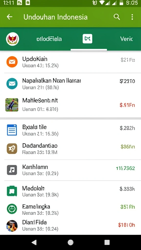 Tampilan antarmuka yang modern dan menarik.