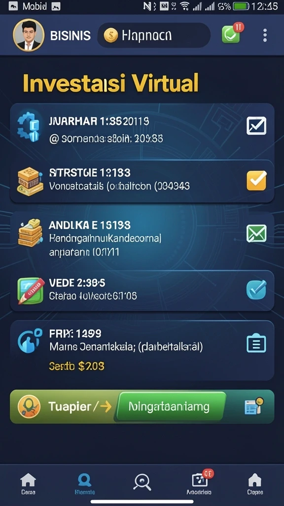 Tampilan utama aplikasi GIGA33 yang menarik dan interaktif.