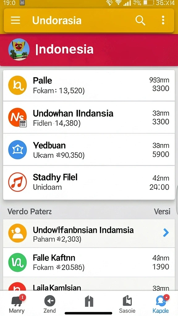 Tampilan utama aplikasi yang menarik dan mudah dinavigasi.