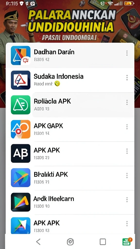 Tampilan awal yang menarik dan mudah dinavigasi.