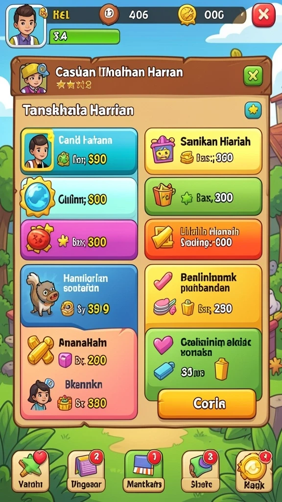 Beragam pilihan permainan yang seru.