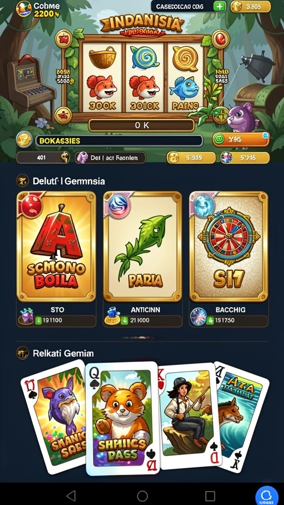 Screenshot pertama: Tampilan awal aplikasi JKTOK yang menarik.