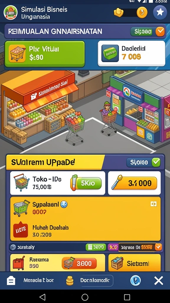 Tampilan antarmuka yang menarik dan modern.