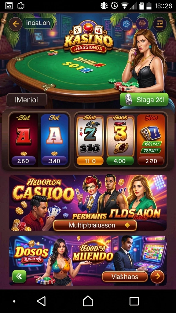 Tampilan utama game dengan grafis menawan.