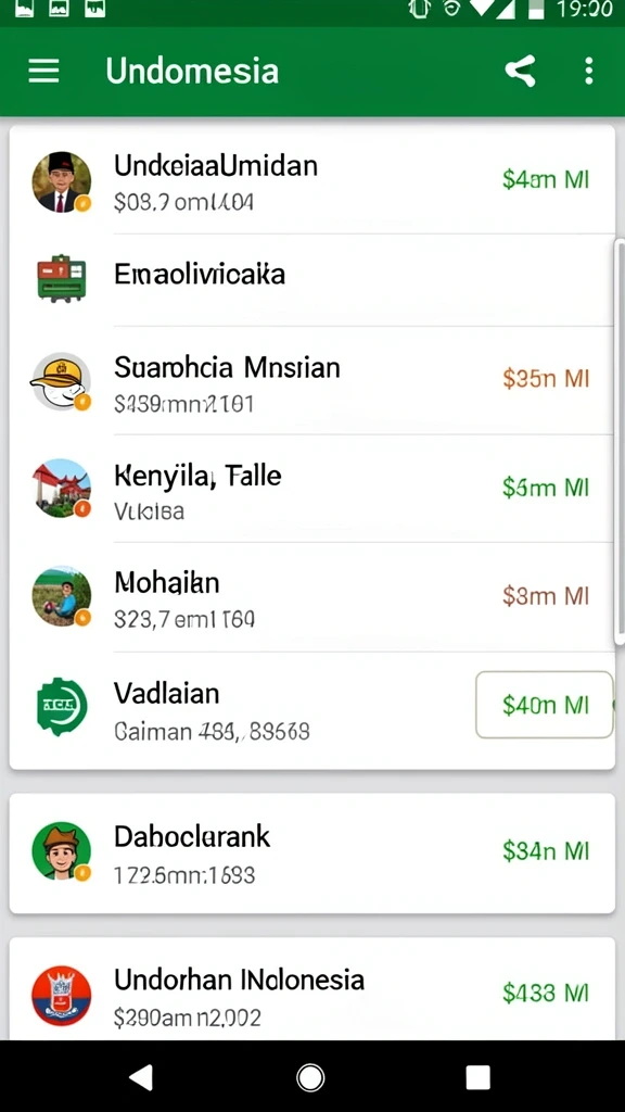Berbagai game yang dapat dipilih sesuai selera.