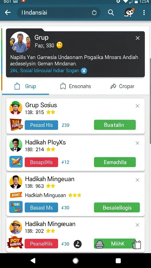 Karakter dan tim dapat disesuaikan sesuai keinginan.