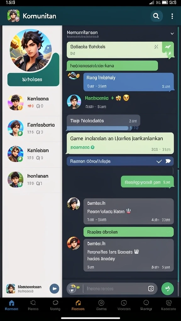 Tampilan antarmuka yang bersih dan intuitif.