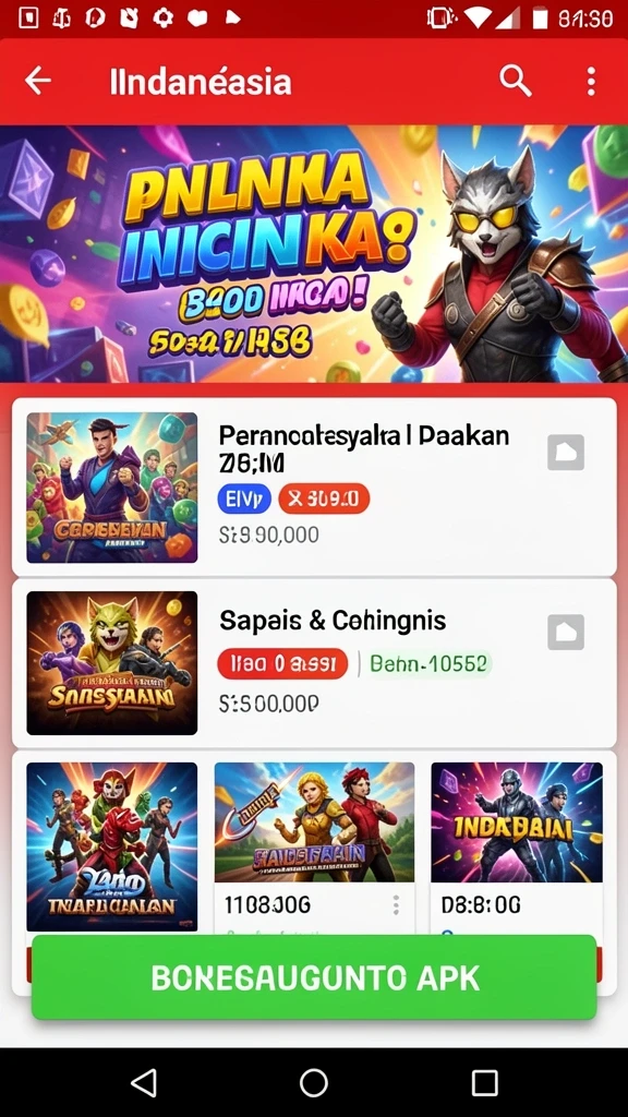 Fitur permainan interaktif yang seru dan menantang.