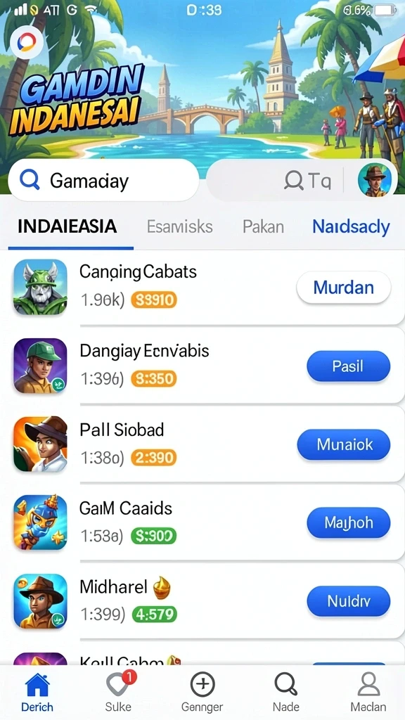 Tampilan antarmuka yang ramah pengguna.