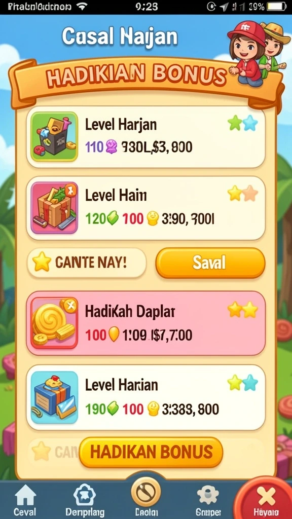 Bonus dan promosi menarik setiap hari.