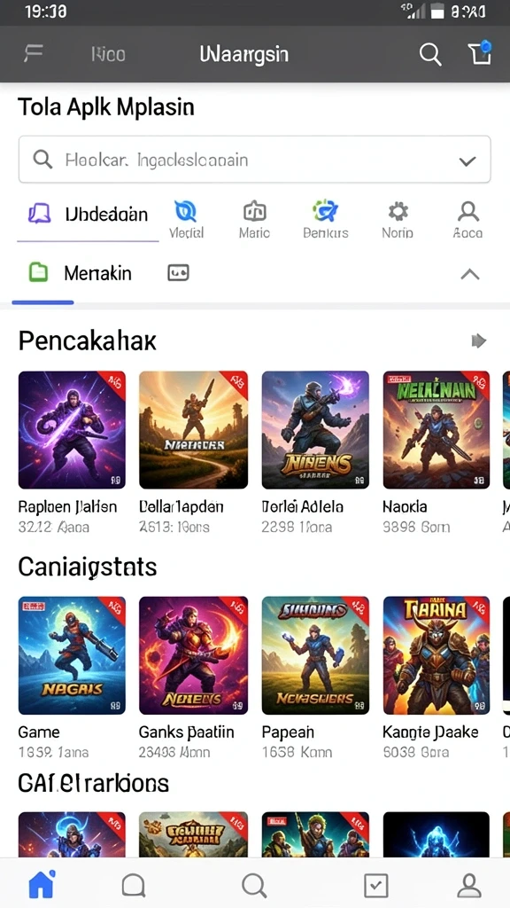 Tampilan antarmuka pengguna yang intuitif.