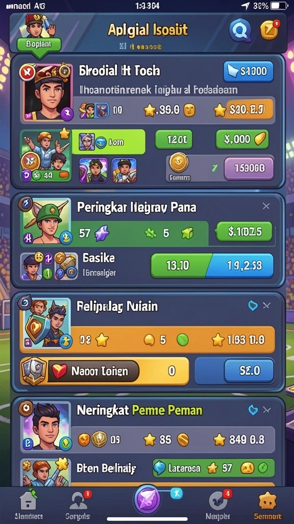 Tampilan antarmuka yang intuitif dan menarik.