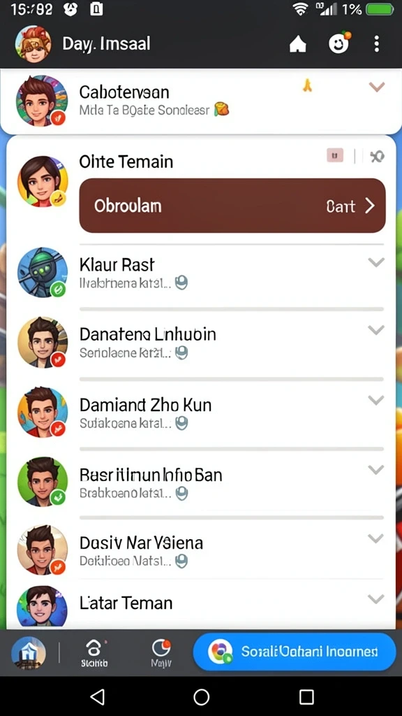 Karakter dan level yang penuh warna.